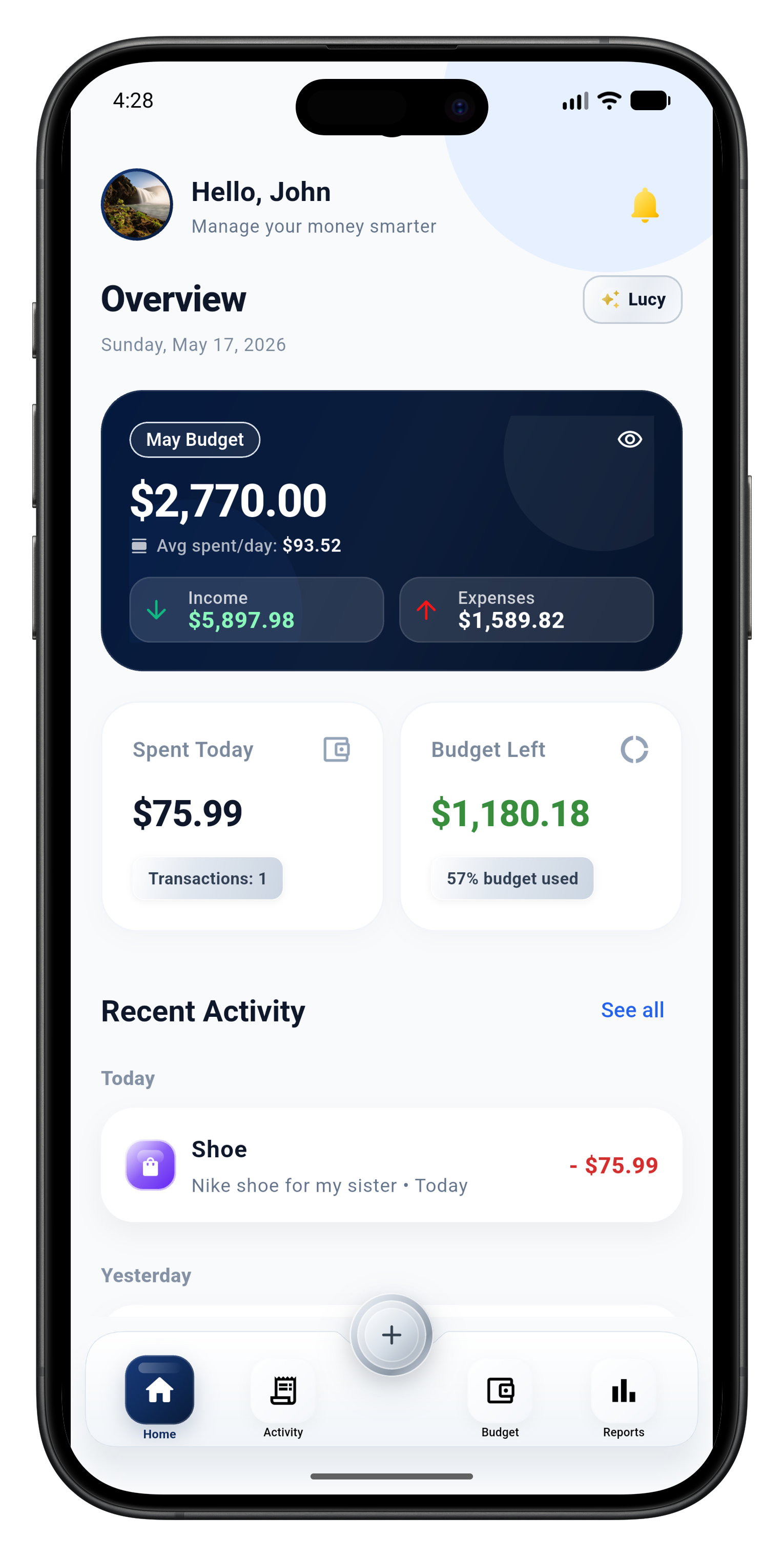 Pocket Saver screen 2